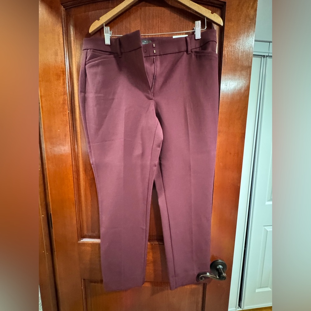 NWT - White House Black Market- Purple Women's Dress Slacks